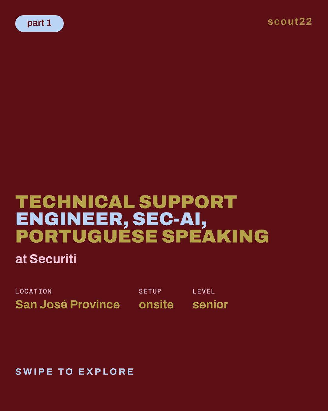 Technical Support Engineer, Sec-AI, Portuguese Speaking at Securiti