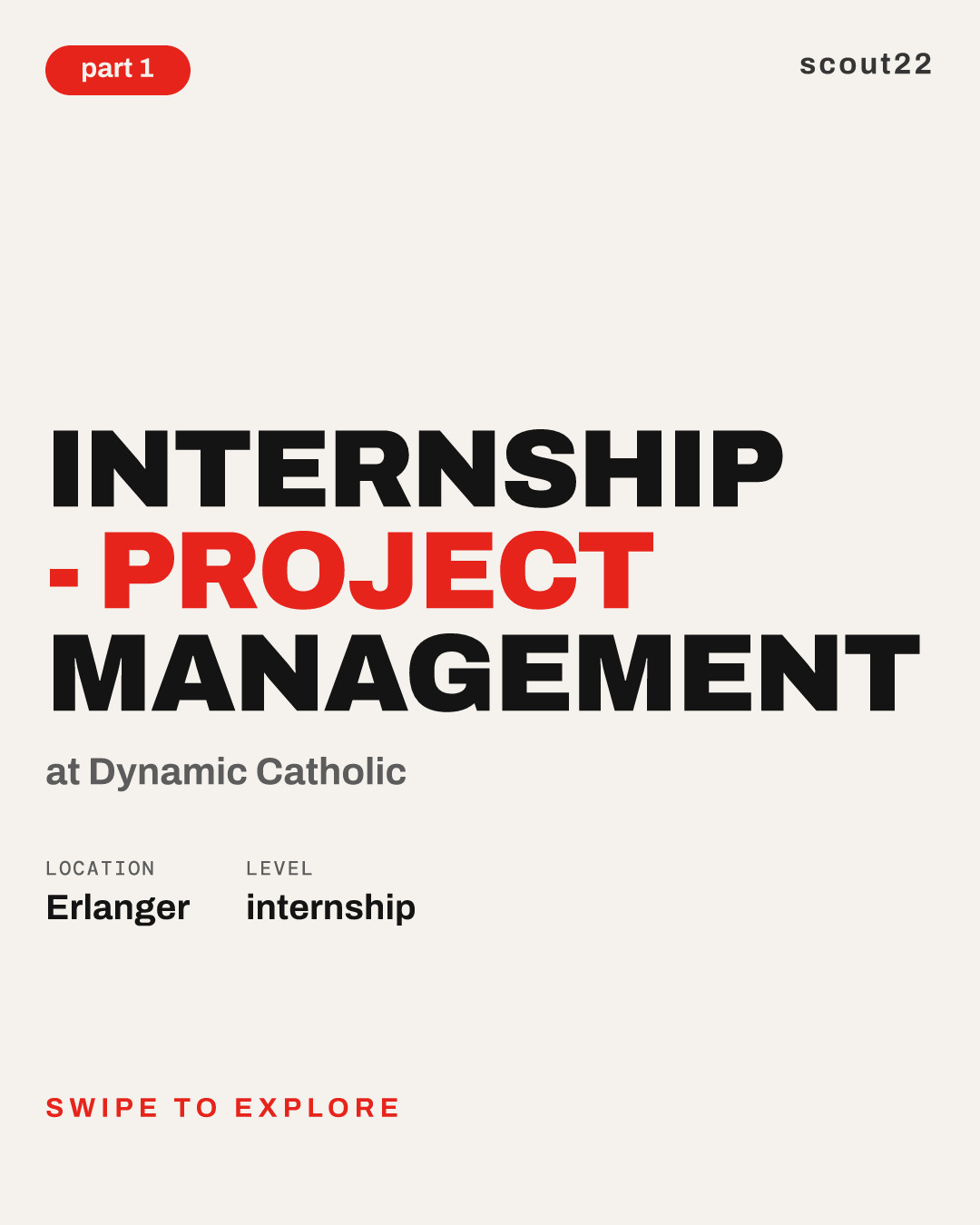 Internship - Project Management at Dynamic Catholic