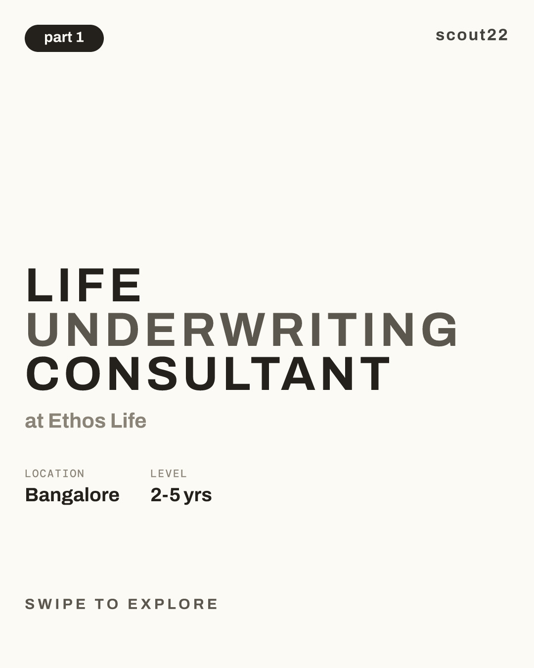 Life Underwriting Consultant at Ethos Life