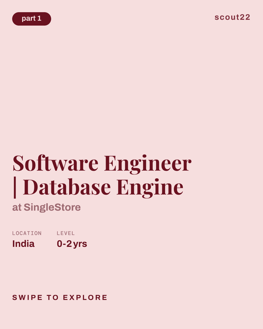 Software Engineer | Database Engine at SingleStore