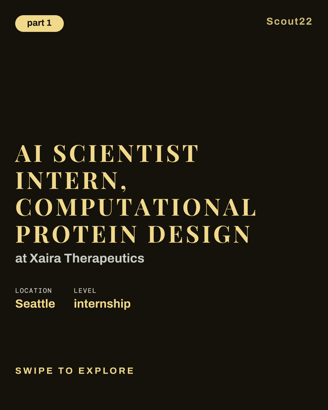 AI Scientist Intern, Computational Protein Design at Xaira Therapeutics