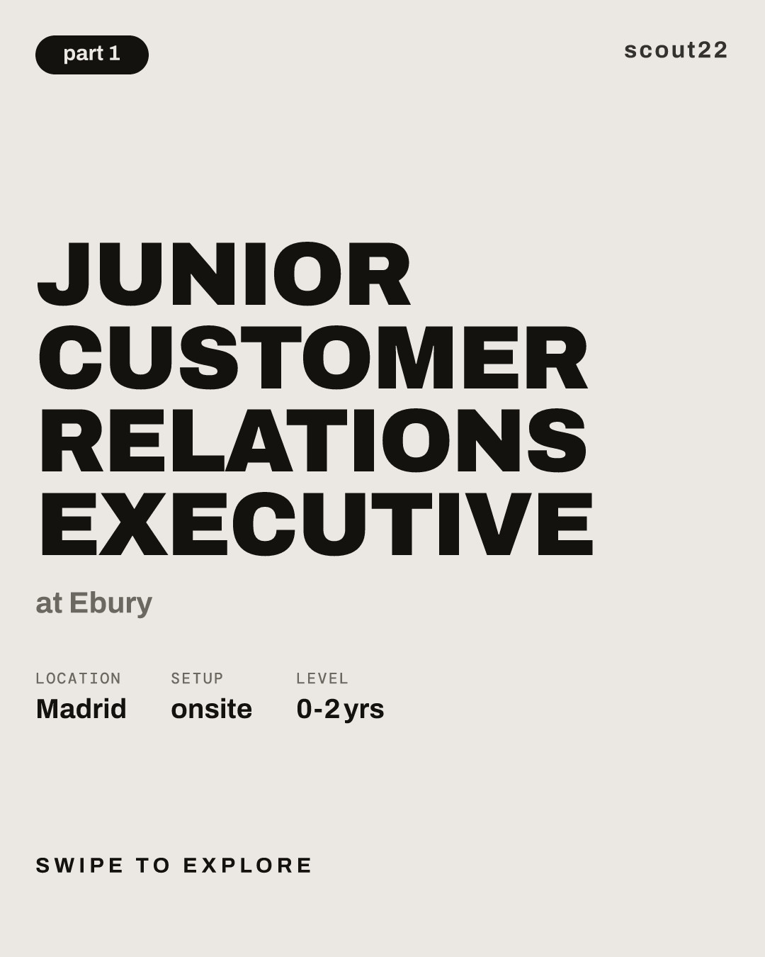 Junior Customer Relations Executive at Ebury