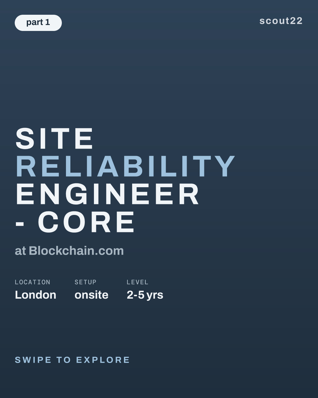 Site Reliability Engineer - Core at Blockchain.com