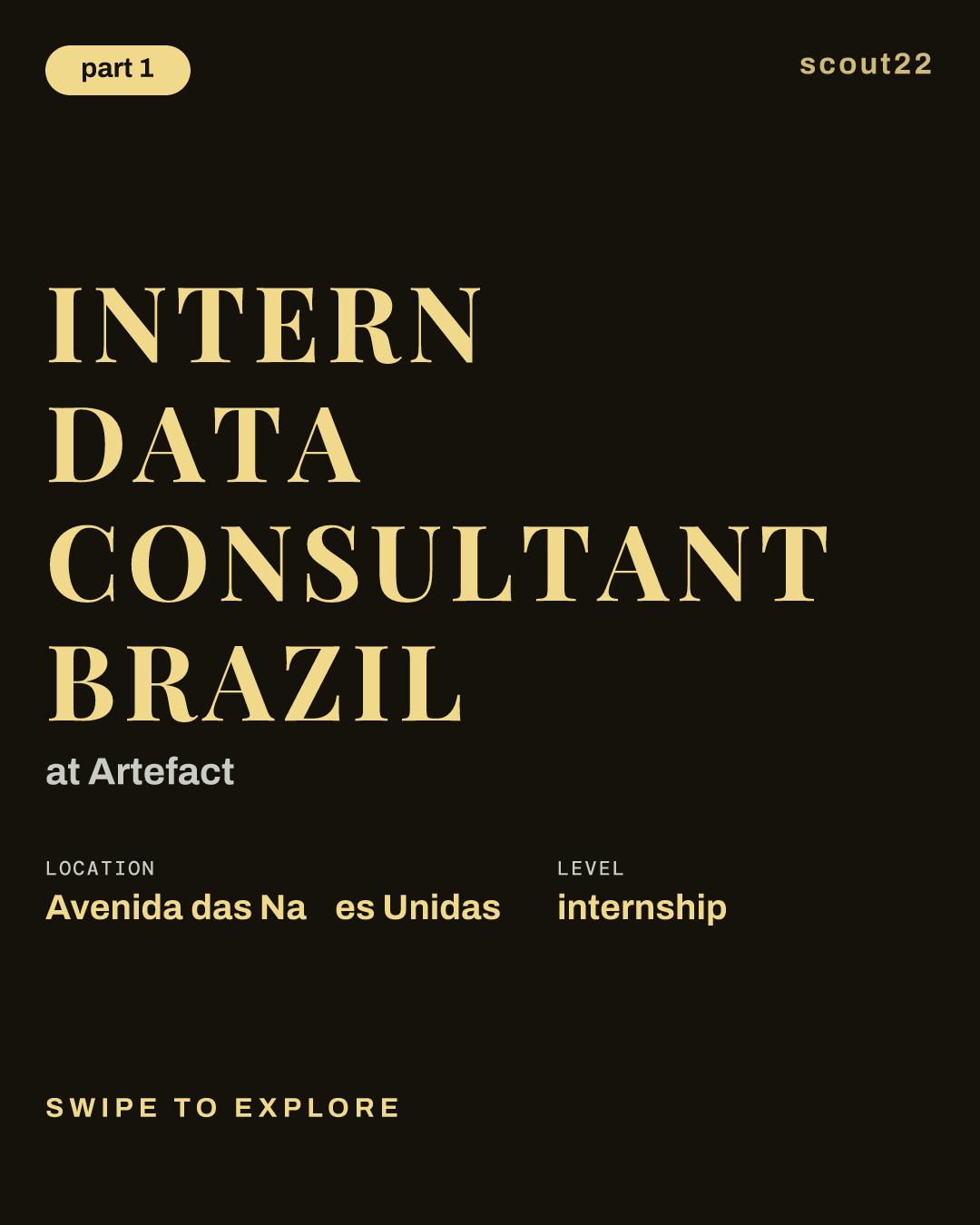 Intern Data Consultant Brazil at Artefact