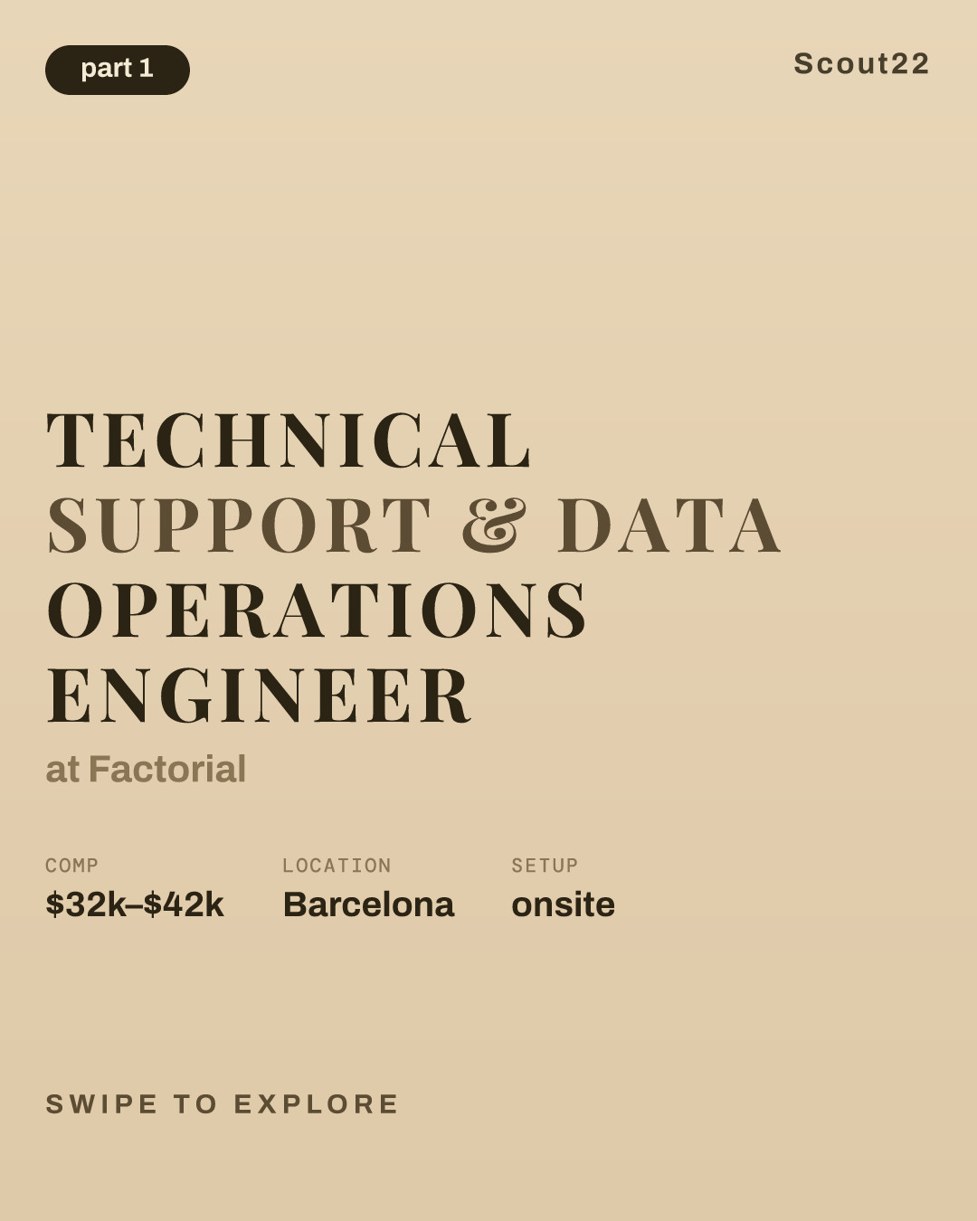 Technical Support & Data Operations Engineer at Factorial