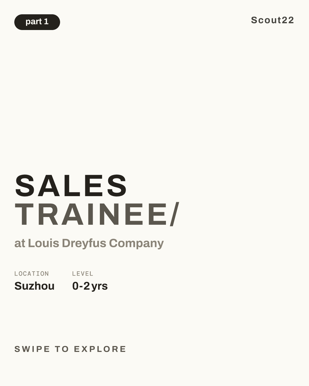 Sales Trainee/培训生 at Louis Dreyfus Company