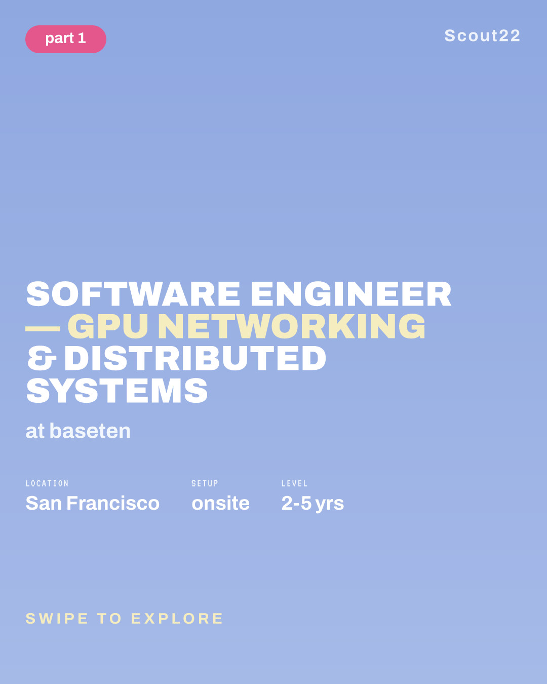 Software Engineer — GPU Networking & Distributed Systems at baseten