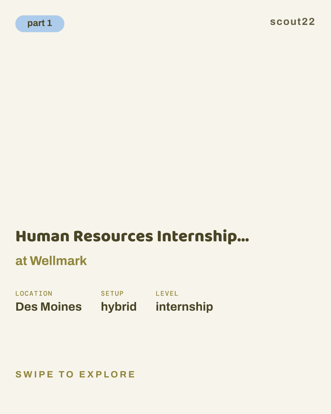 Human Resources Internship - Insure Your Future at Wellmark