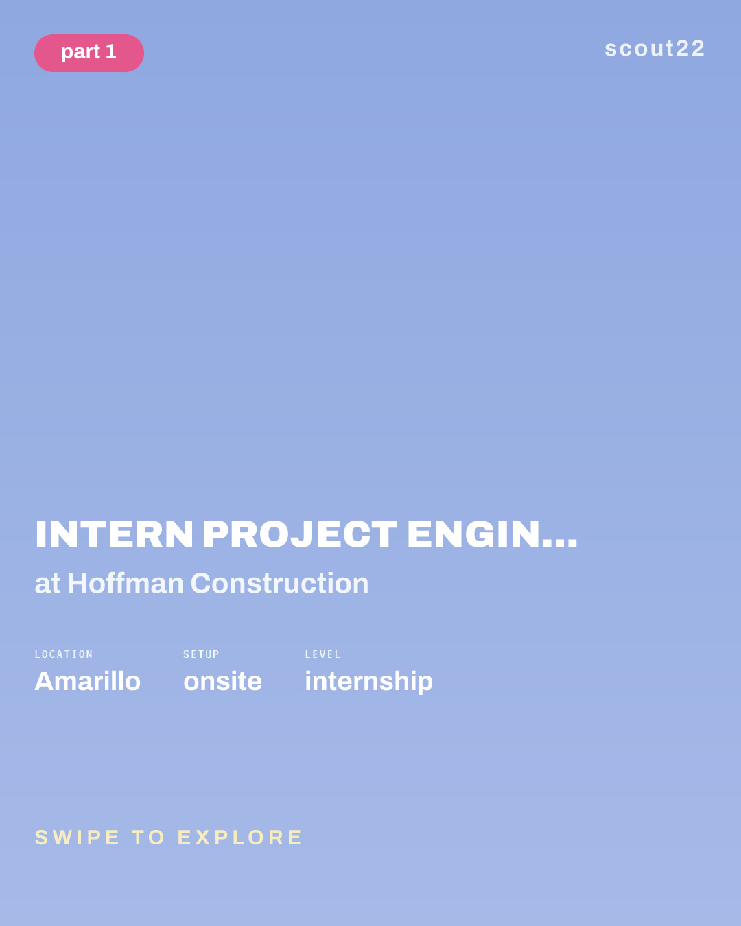 Intern Project Engineer Summer 2027, Texas at Hoffman Construction