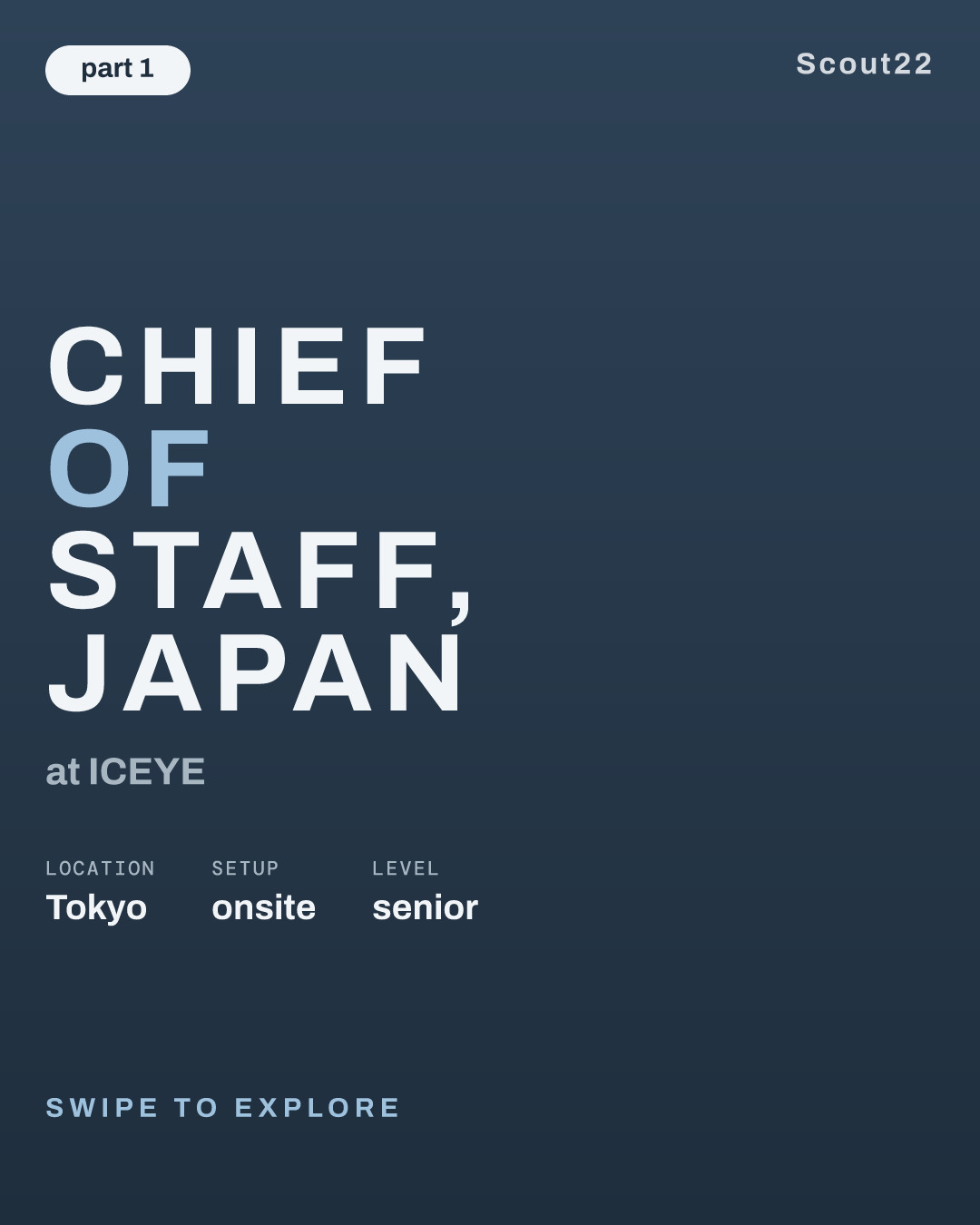 Chief of Staff, Japan at ICEYE