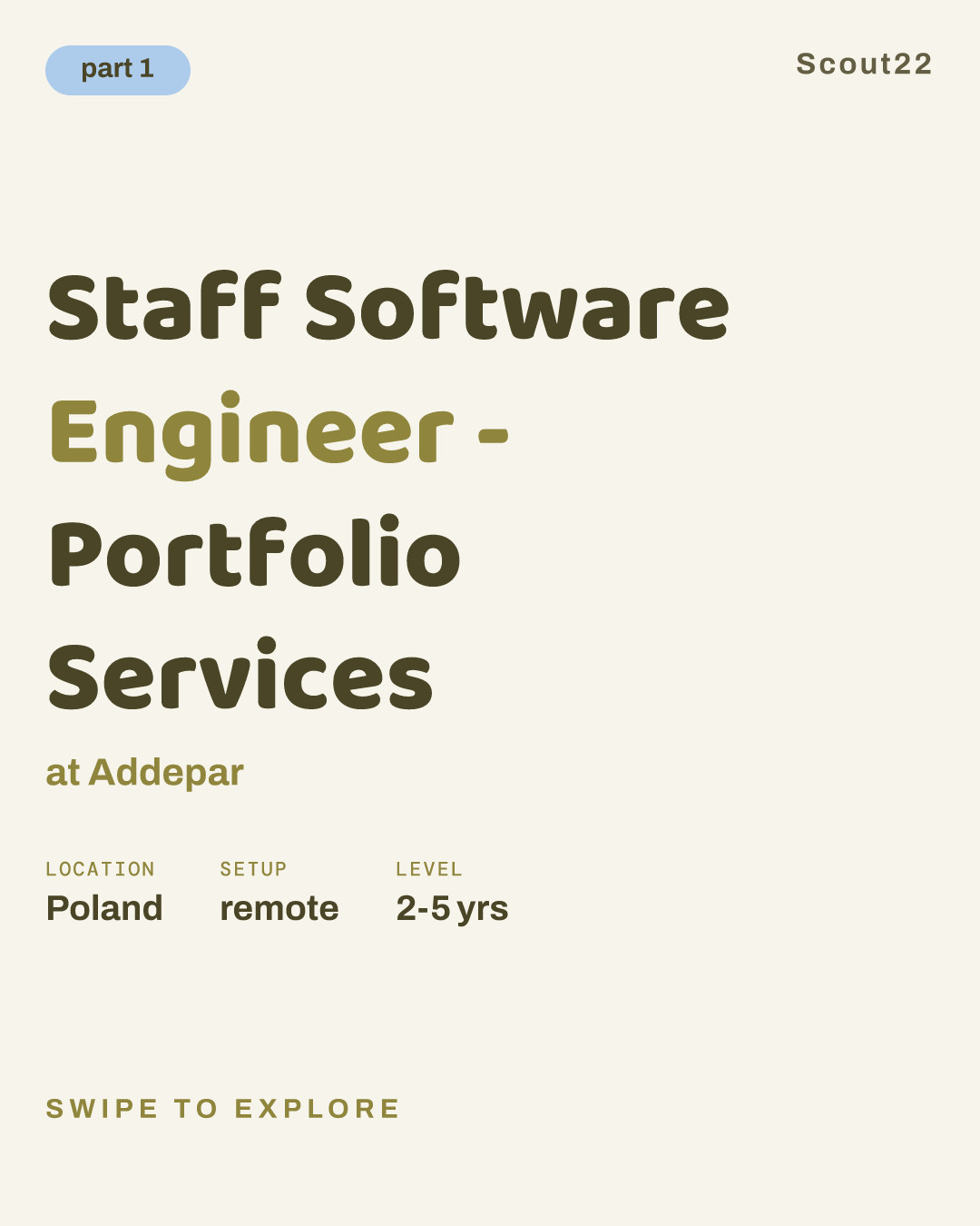 Staff Software Engineer - Portfolio Services at Addepar