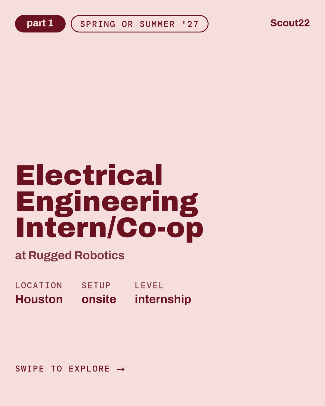 Electrical Engineering Intern/Co-op (Spring or Summer '27) at Rugged Robotics