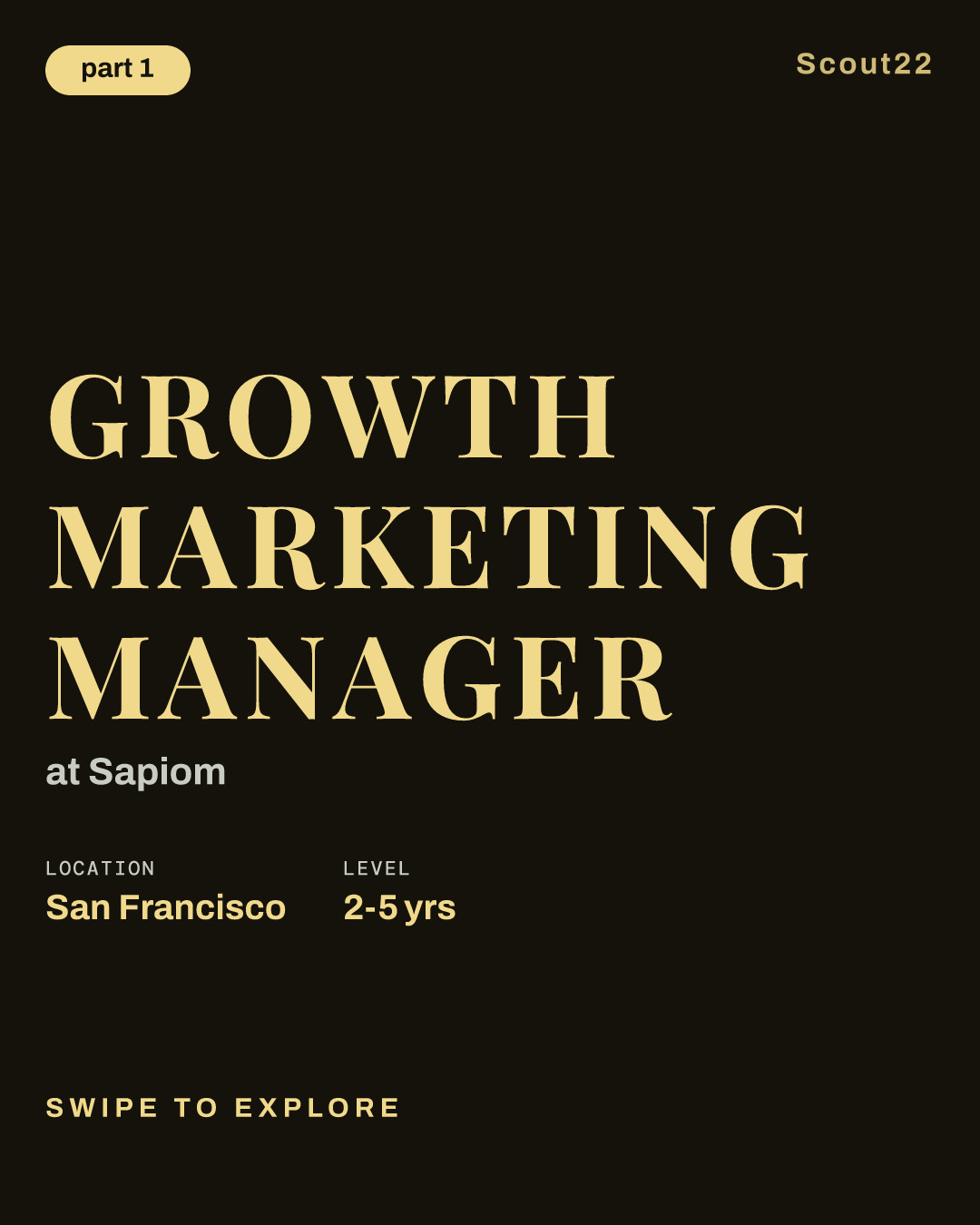 Growth Marketing Manager at Sapiom
