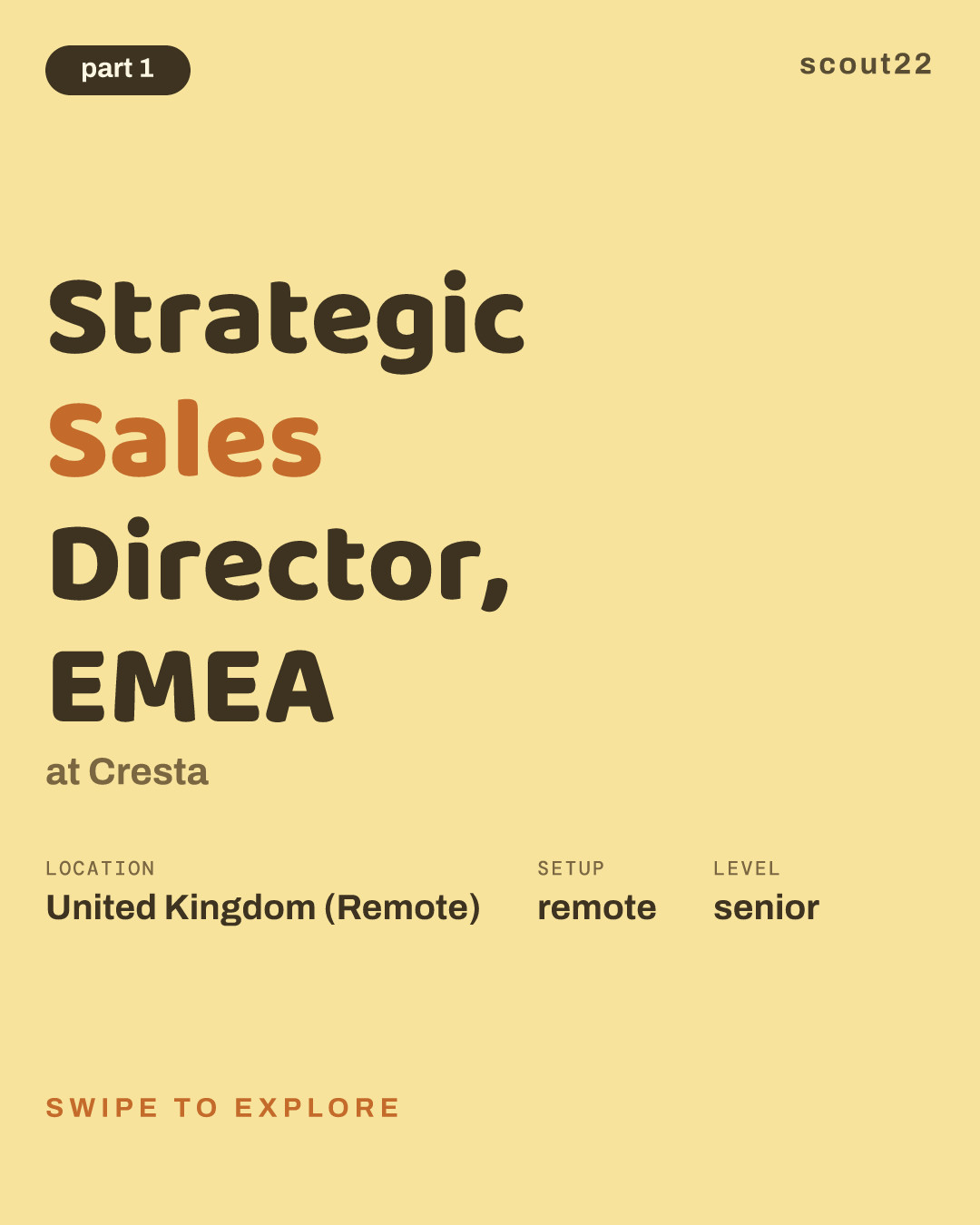 Strategic Sales Director, EMEA at Cresta