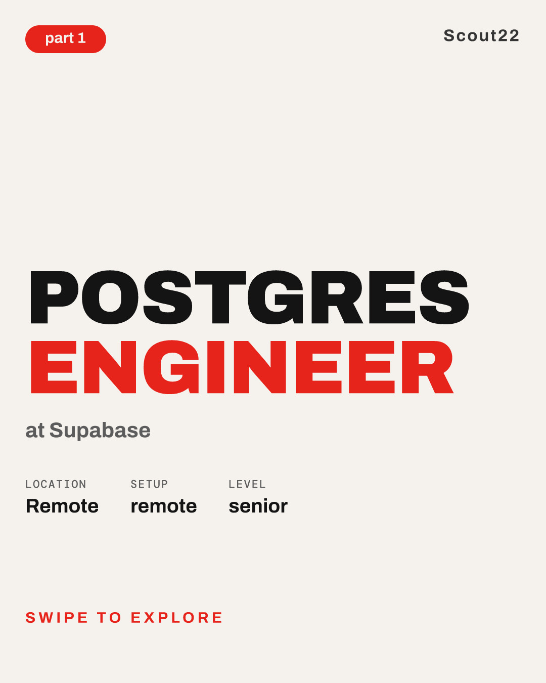 Postgres Engineer at Supabase