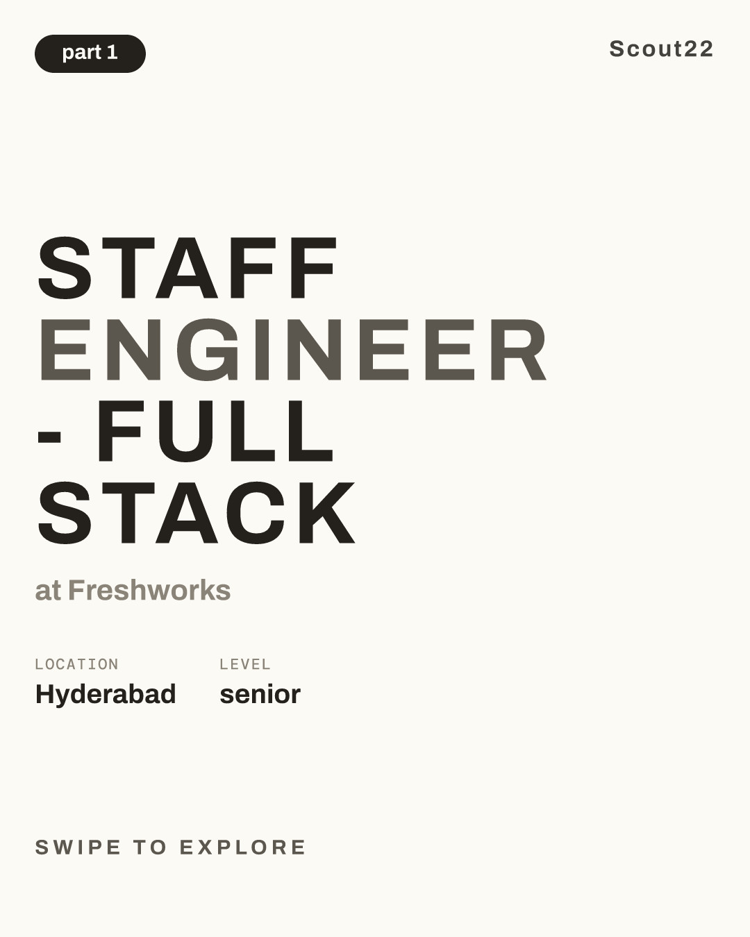 Staff Engineer - Full Stack at Freshworks