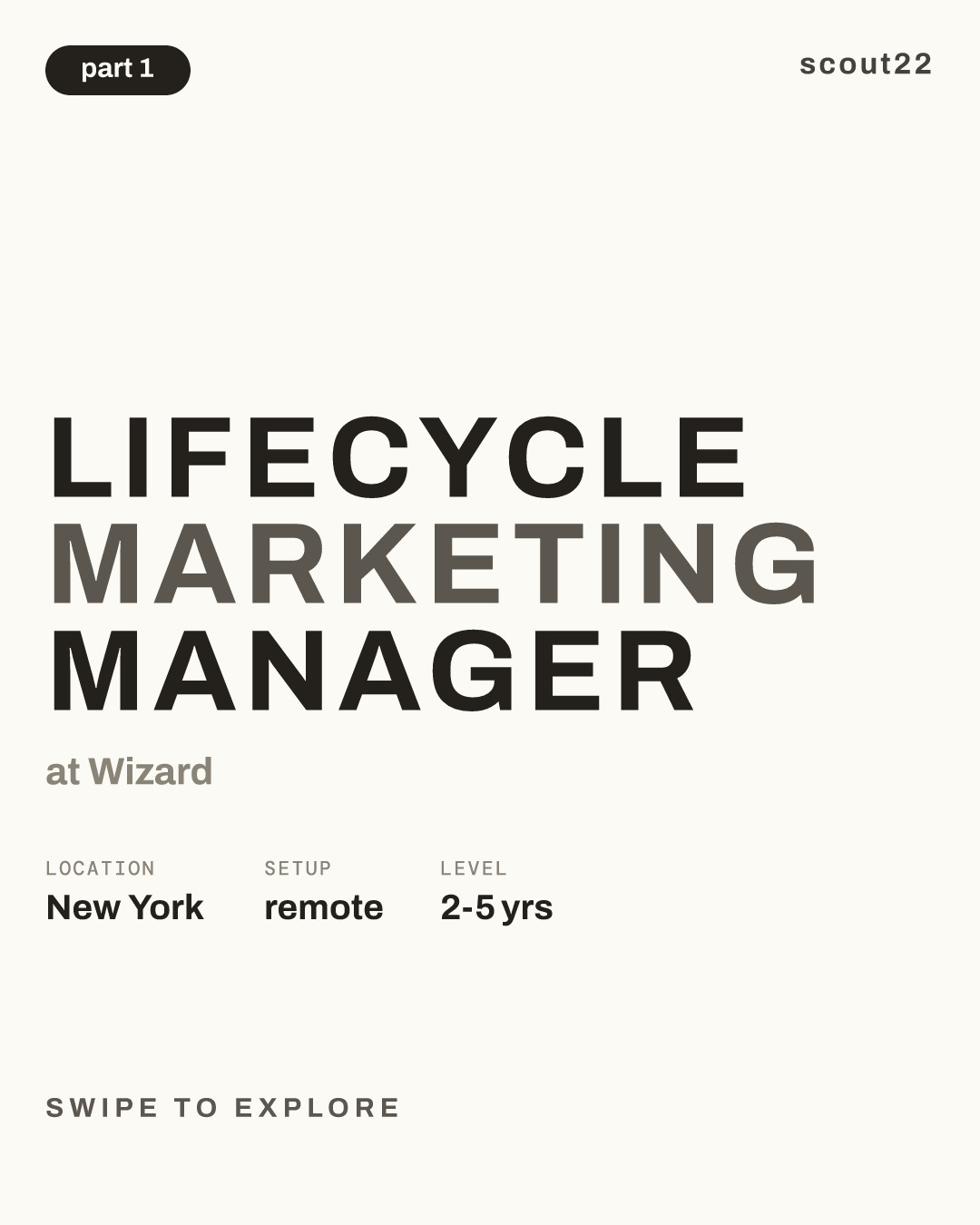 Lifecycle Marketing Manager at Wizard