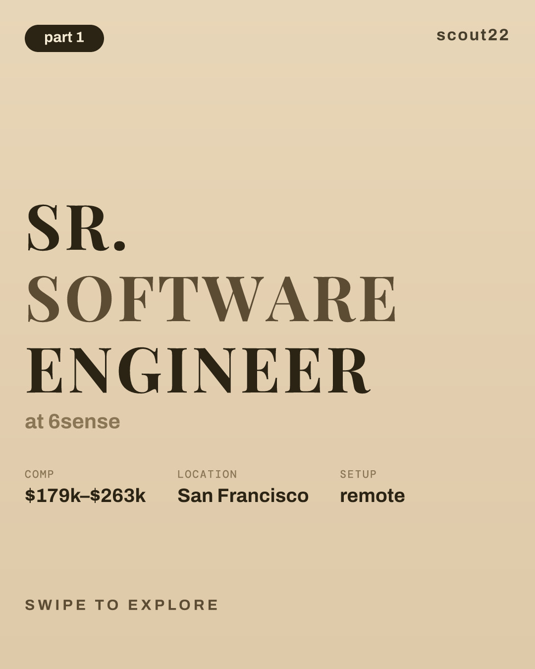 Sr. Software Engineer at 6sense