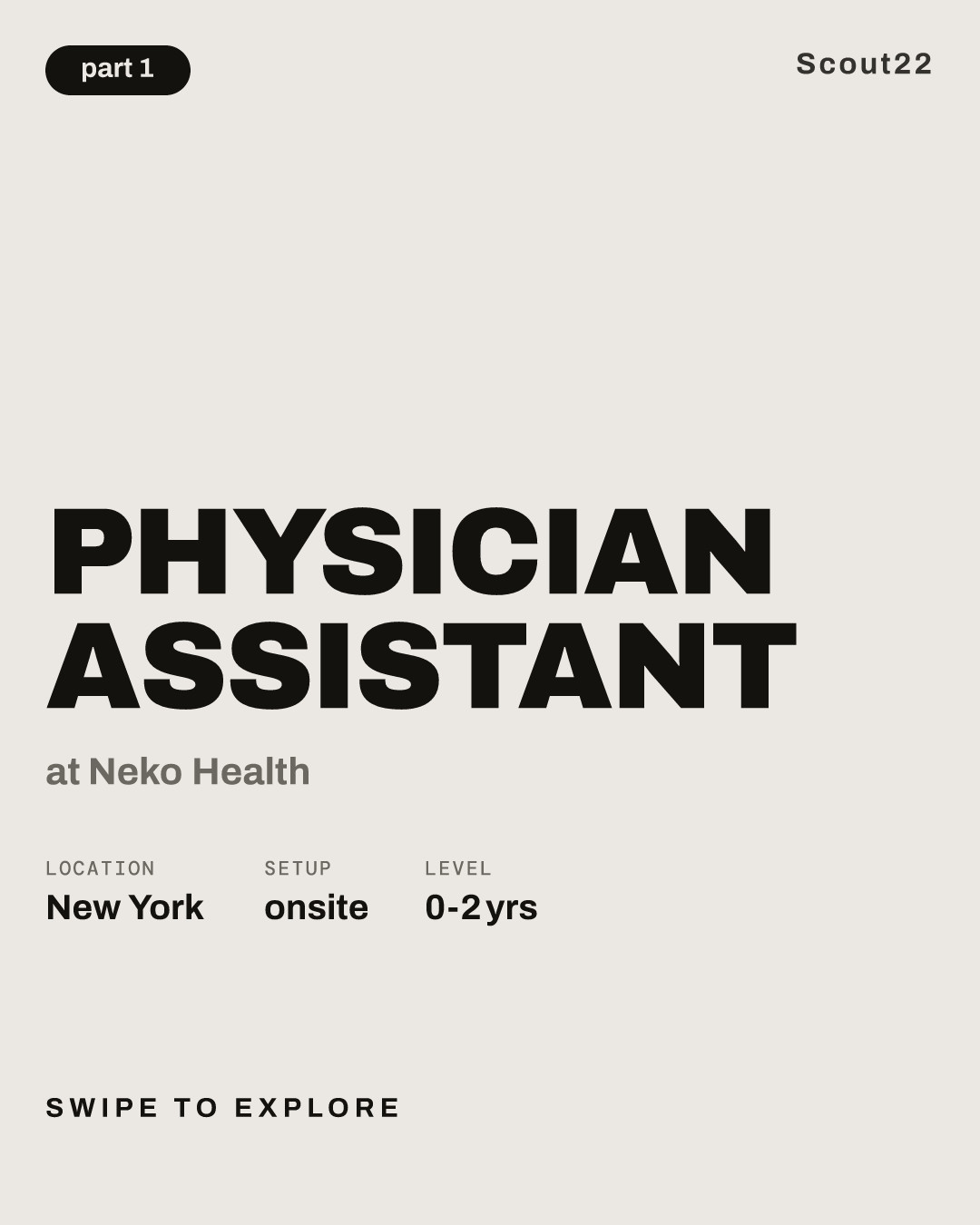 Physician Assistant at Neko Health