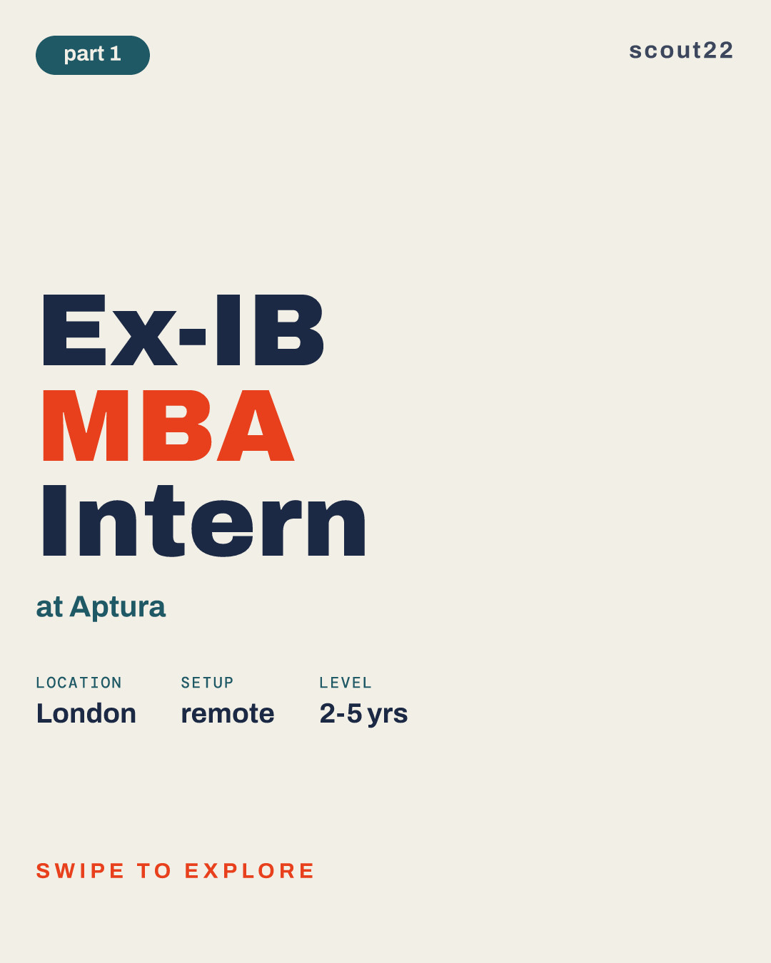 Ex-IB MBA Intern at Aptura