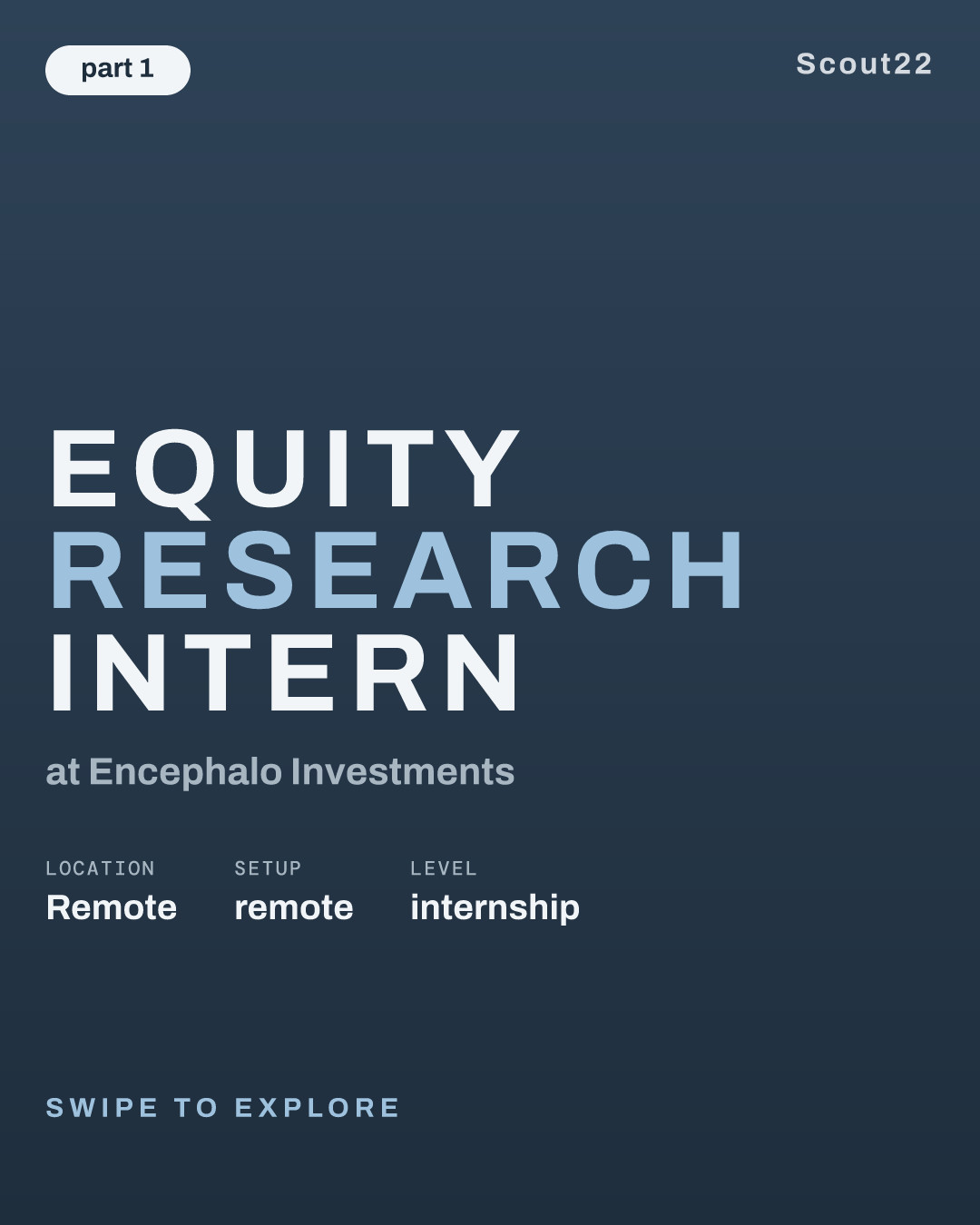 Equity Research Intern at Encephalo Investments