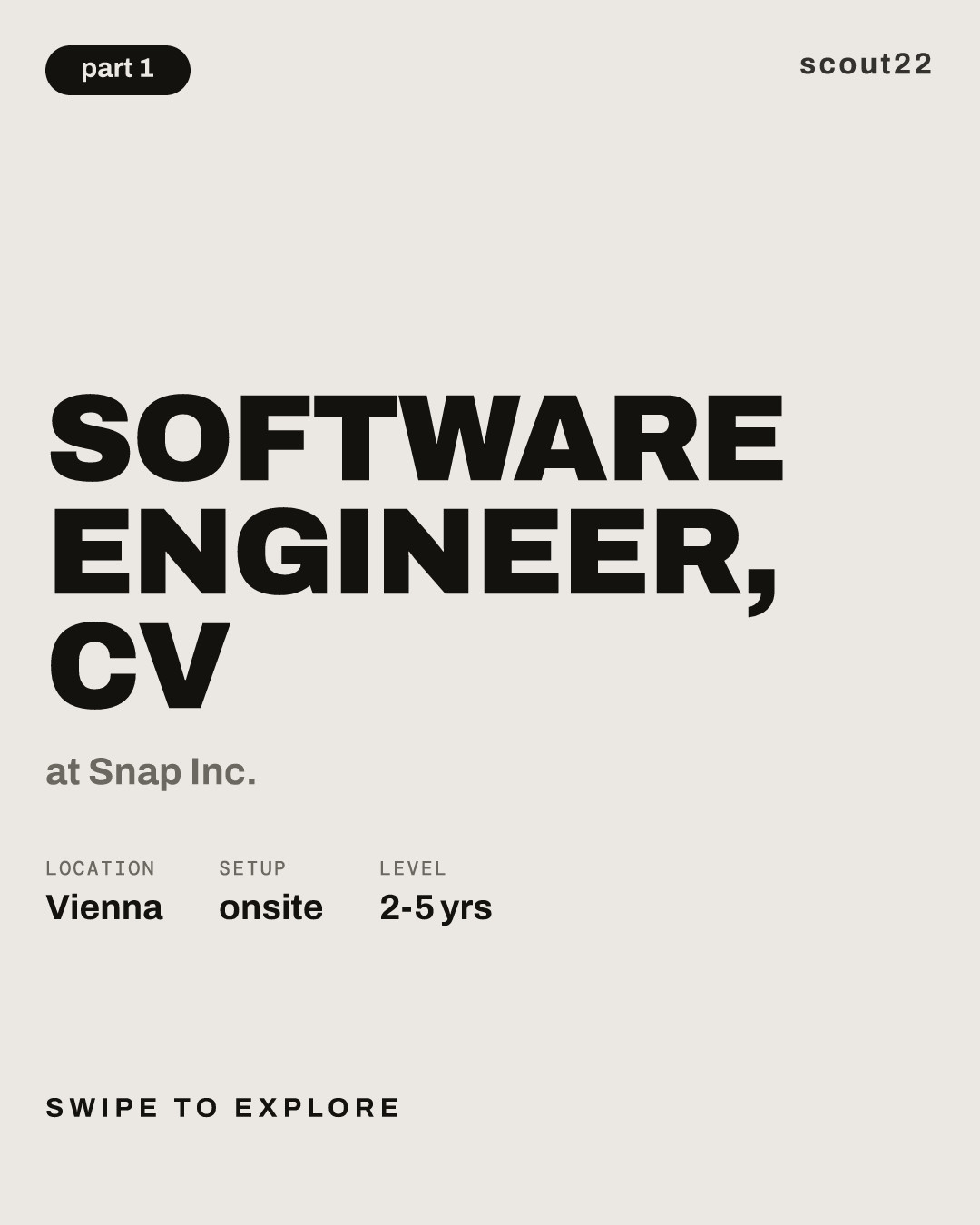 Software Engineer, CV at Snap Inc.