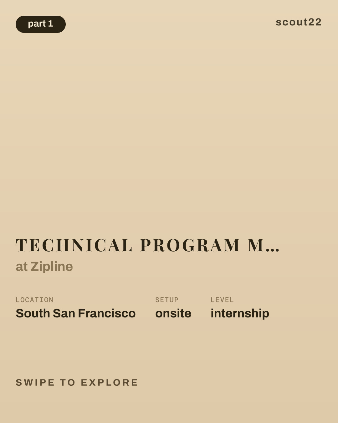 Technical Program Manager Intern (Summer 2027) at Zipline