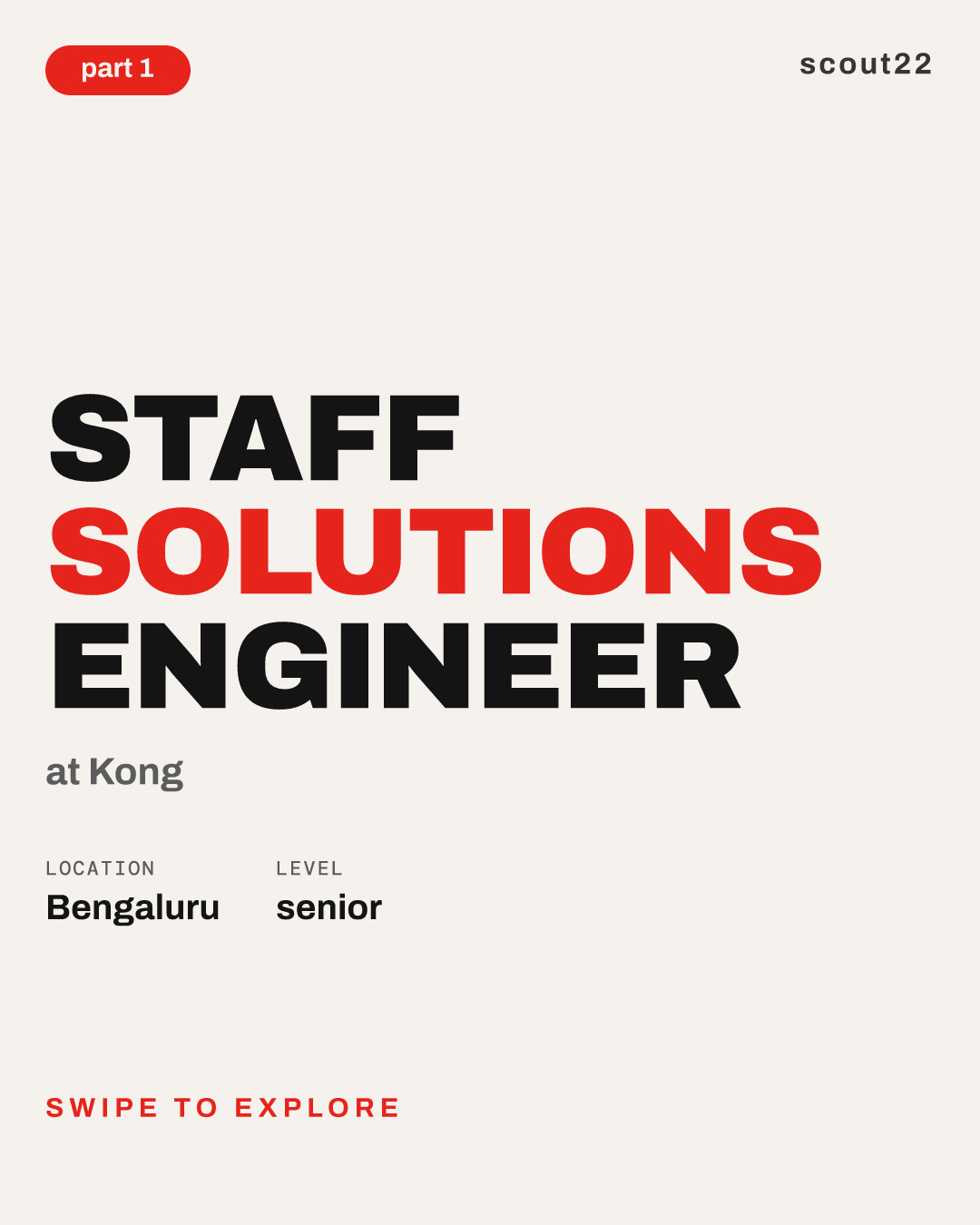 Staff Solutions Engineer at Kong