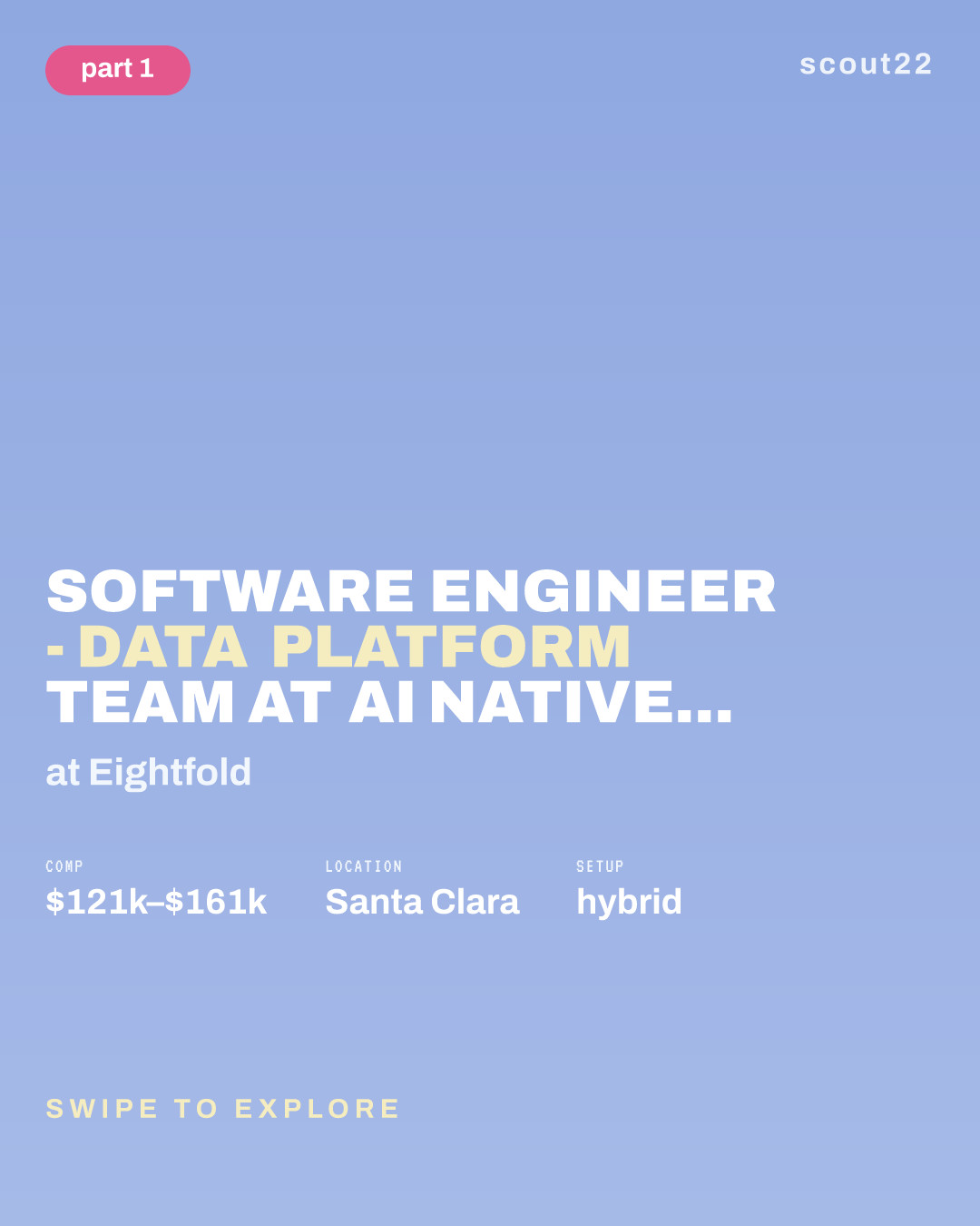 Software Engineer - Data Platform Team at AI native Startup at Eightfold