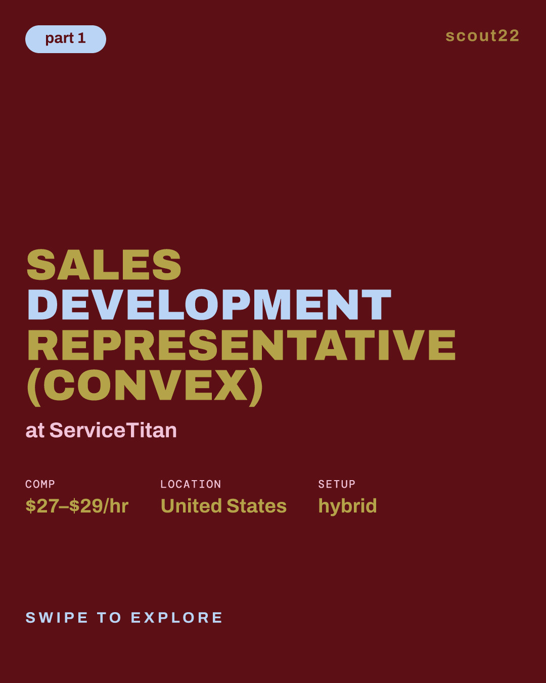 Sales Development Representative (Convex) at ServiceTitan
