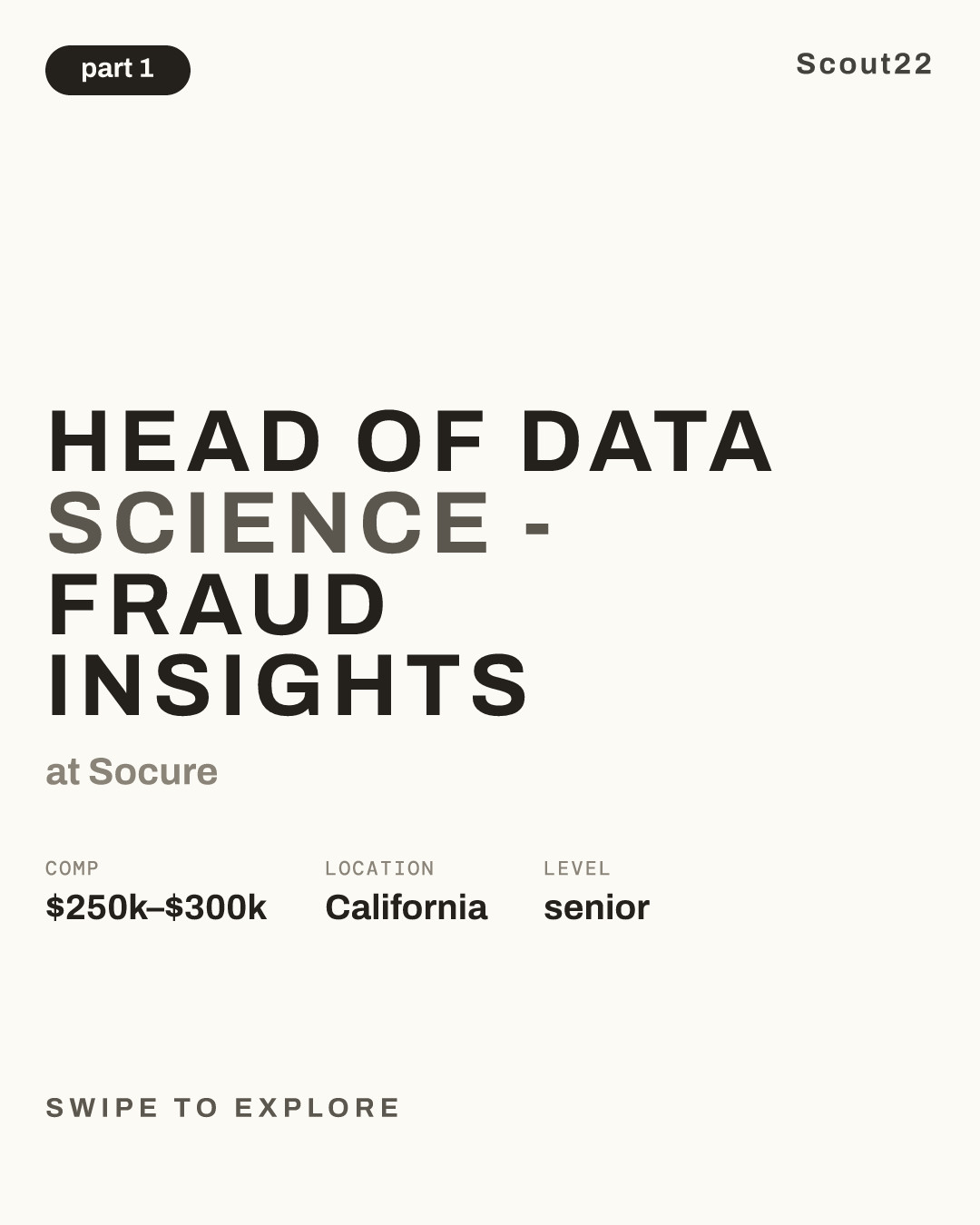 Head of Data Science - Fraud Insights at Socure