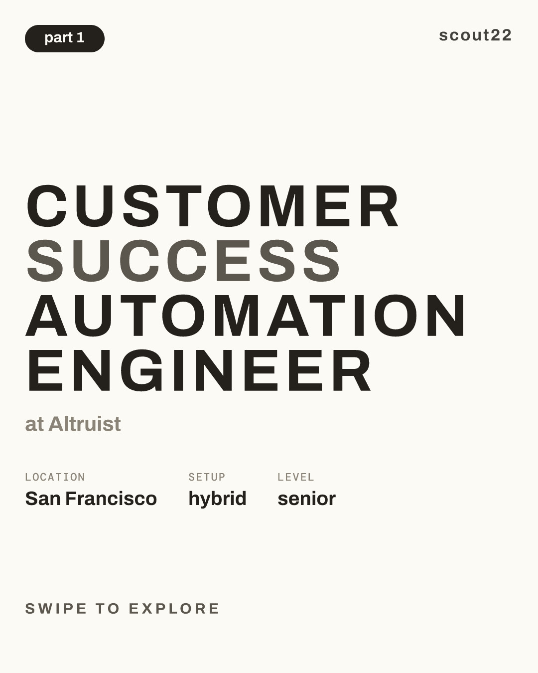 Customer Success Automation Engineer at Altruist