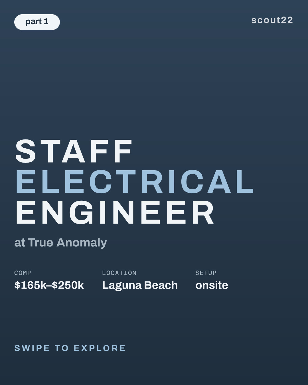 Staff Electrical Engineer at True Anomaly