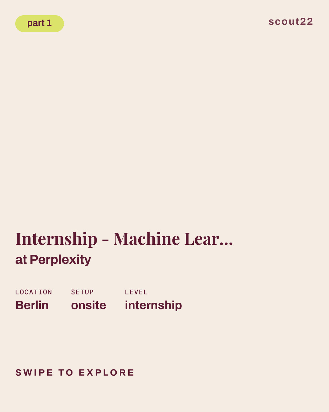 Internship - Machine Learning Research Engineer at Perplexity