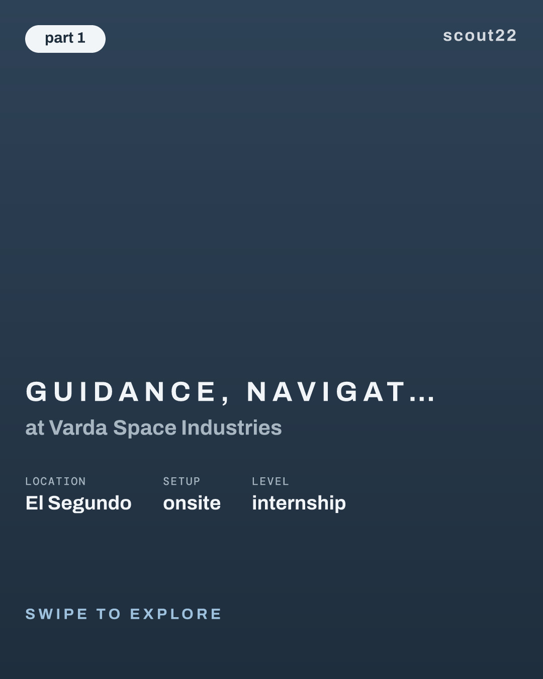 Guidance, Navigation & Controls (GNC) Internship - Spring 2027 at Varda Space Industries