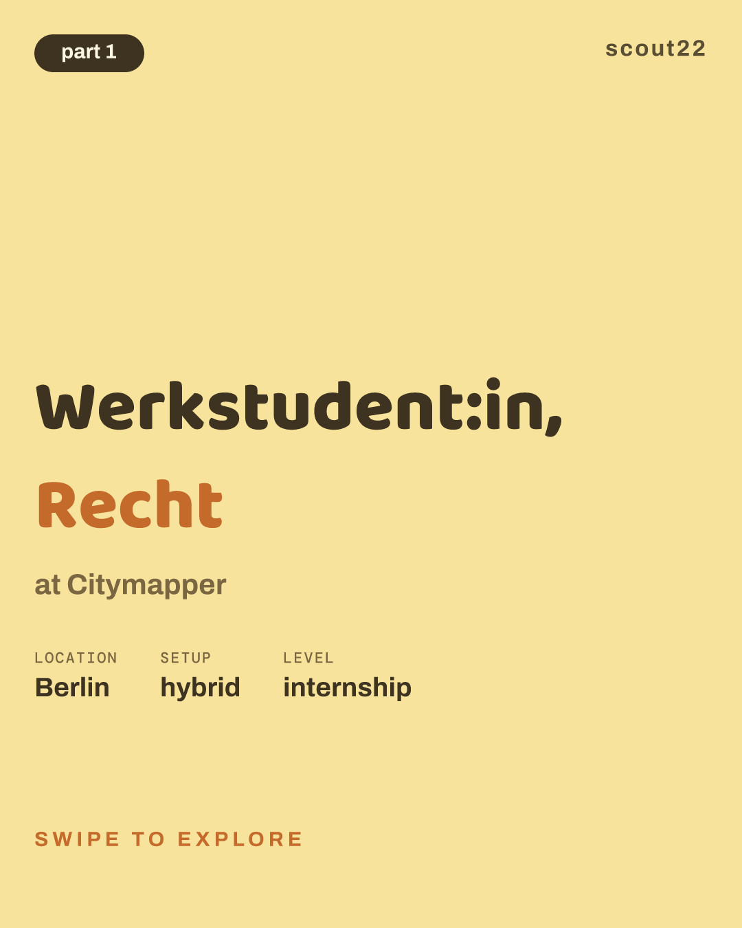 Werkstudent:in, Recht at Citymapper