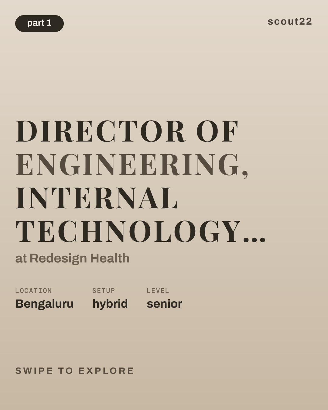 Director of Engineering, Internal Technology & Infrastructure at Redesign Health