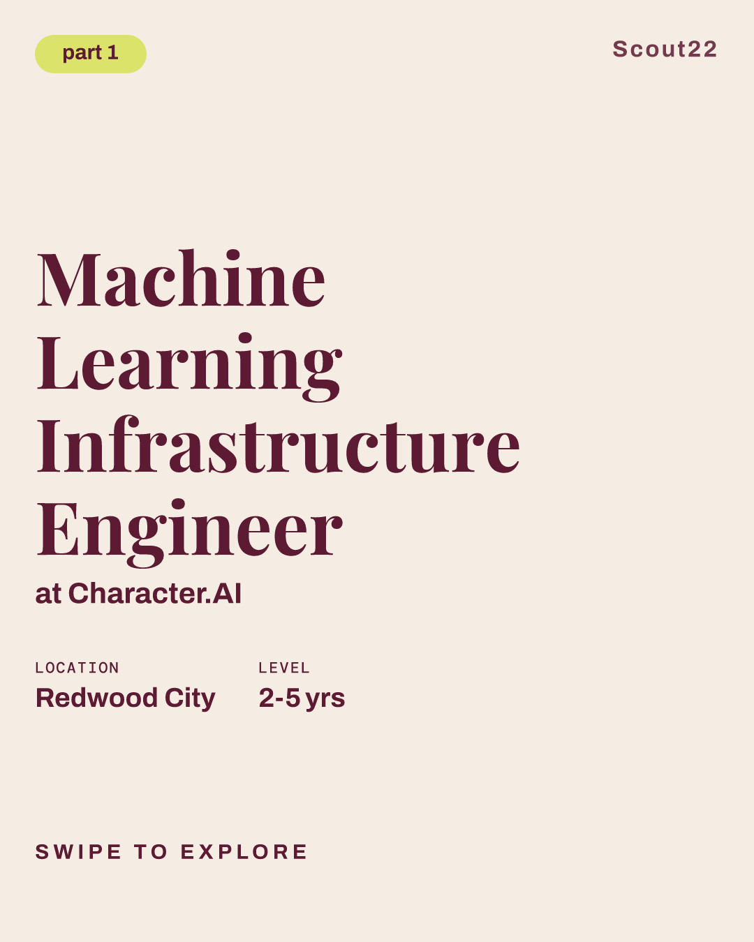 Machine Learning Infrastructure Engineer at Character.AI