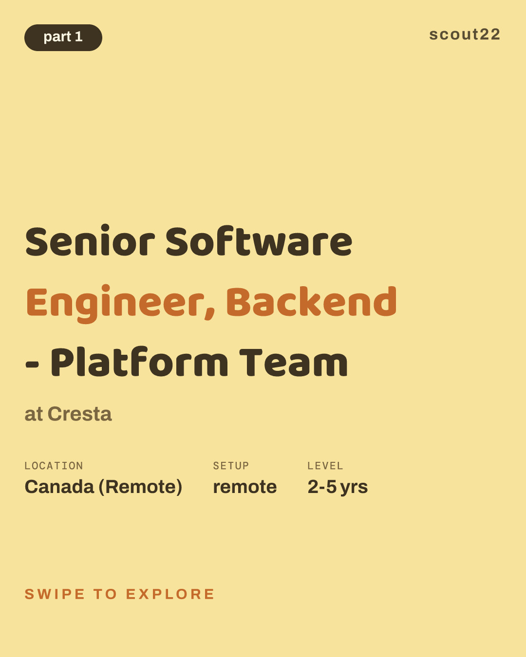 Senior Software Engineer, Backend - Platform Team at Cresta