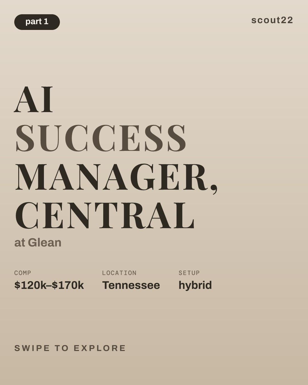 AI Success Manager, Central at Glean