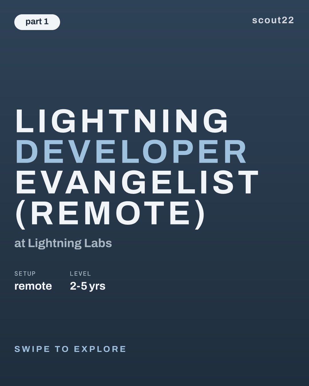 Lightning Developer Evangelist (Remote) at Lightning Labs