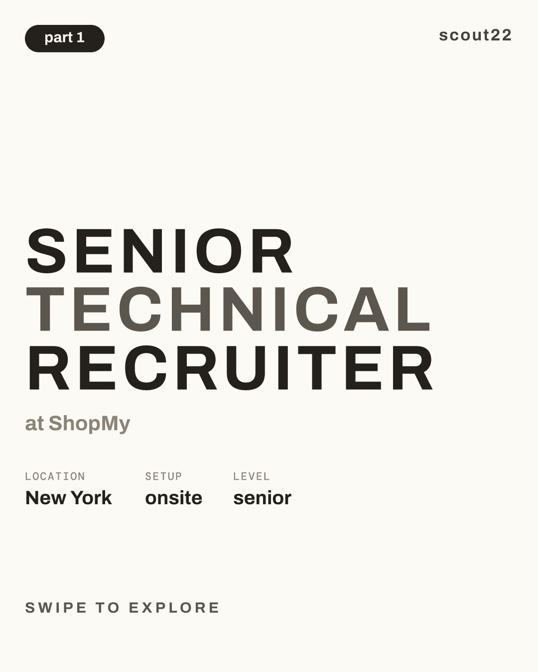 Senior Technical Recruiter at ShopMy
