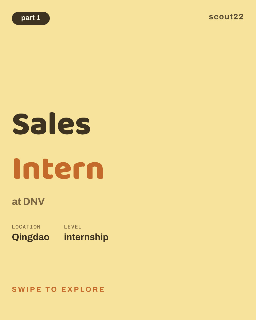 Sales Intern at DNV