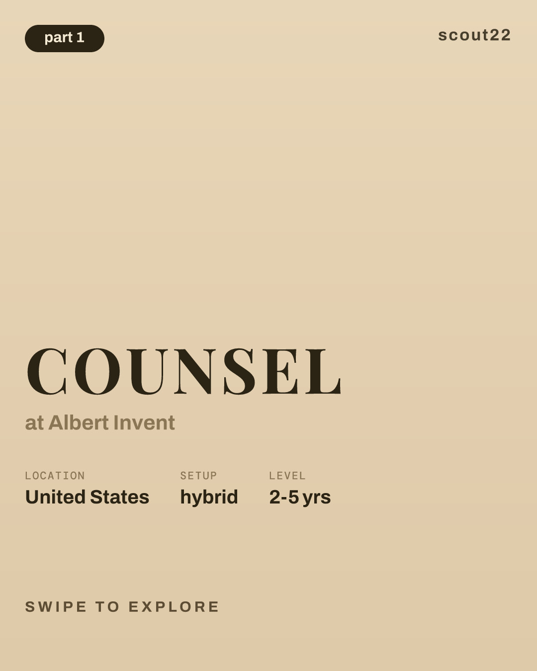 Counsel at Albert Invent