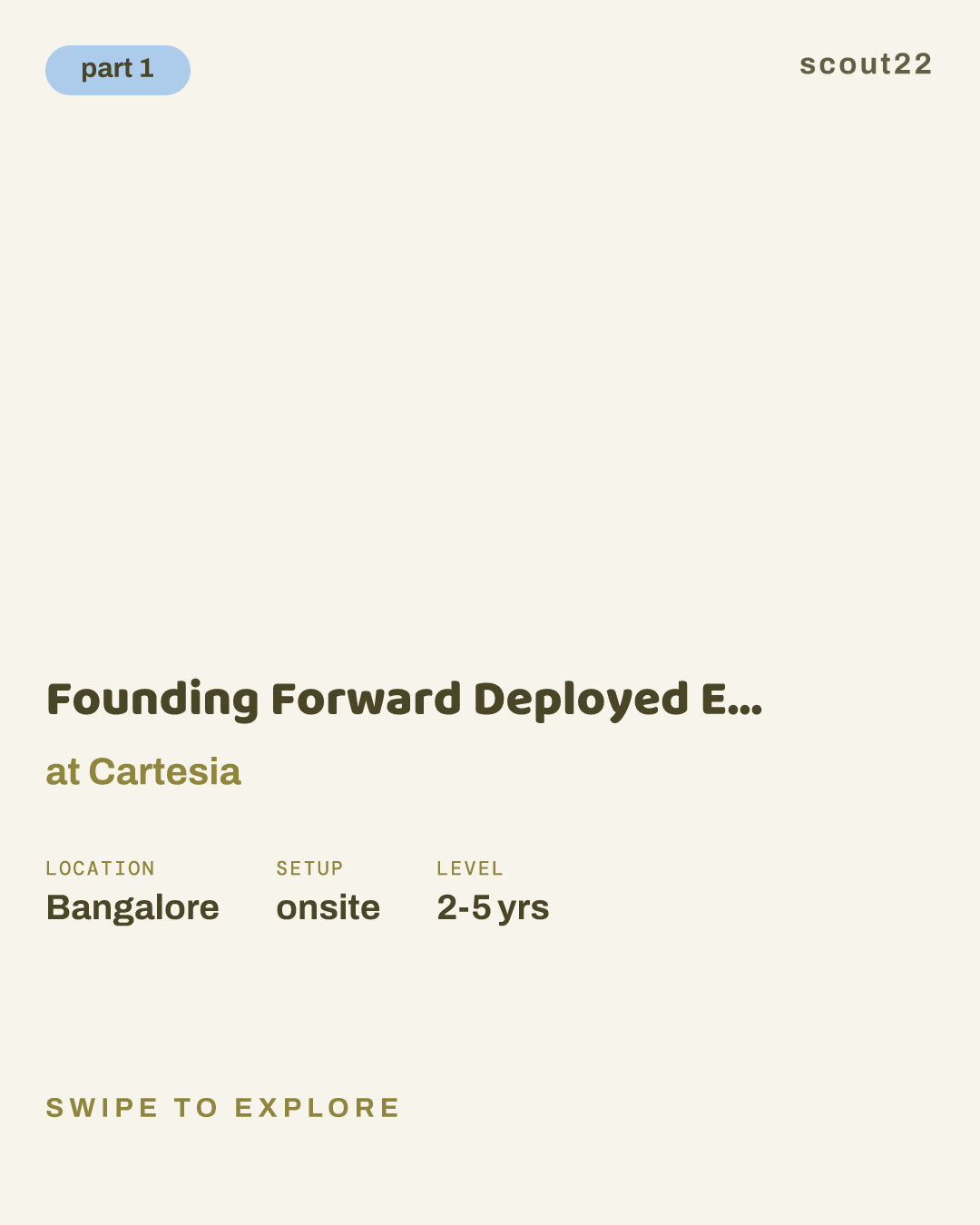 Founding Forward Deployed Engineer (India) at Cartesia