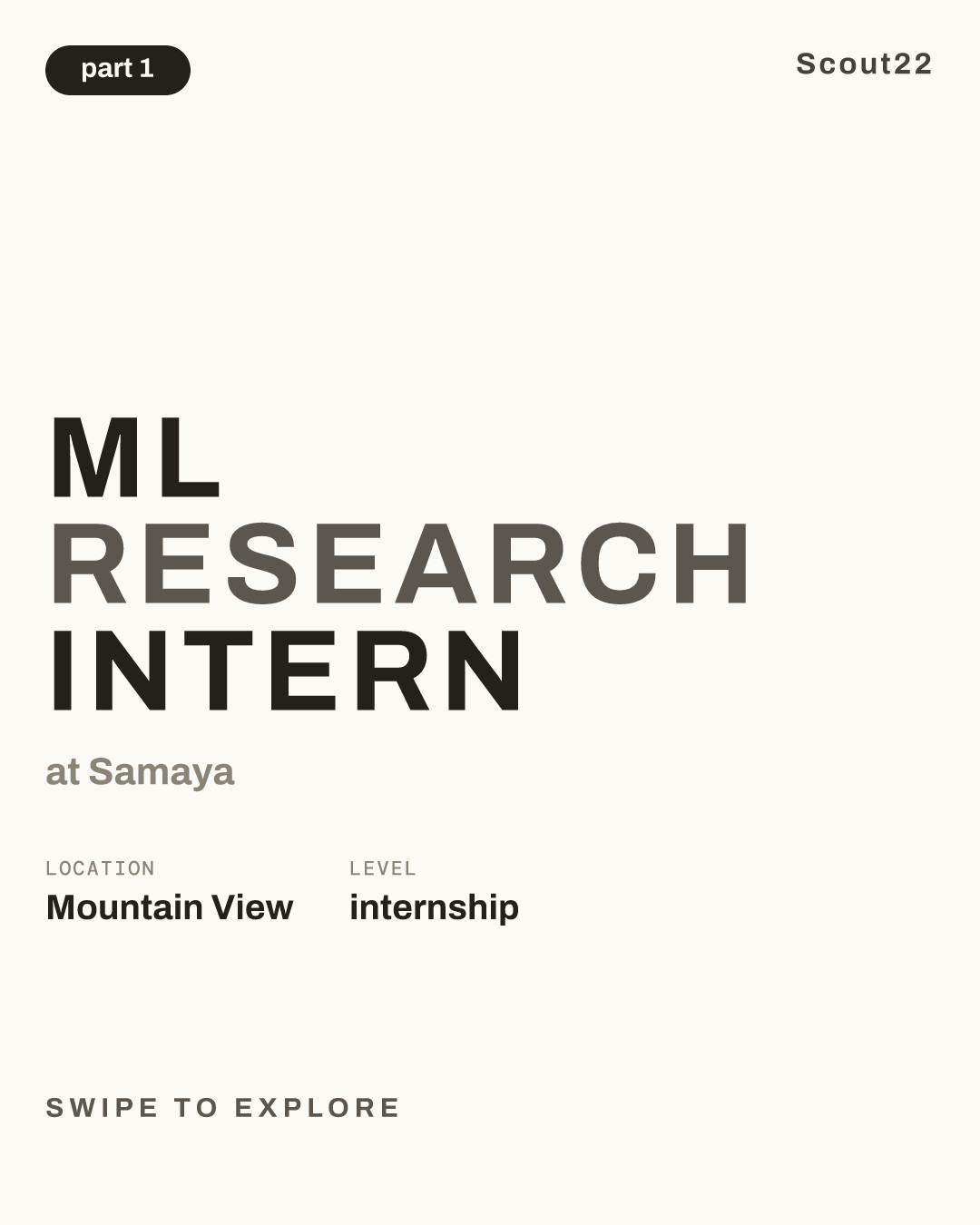 ML Research Intern at Samaya