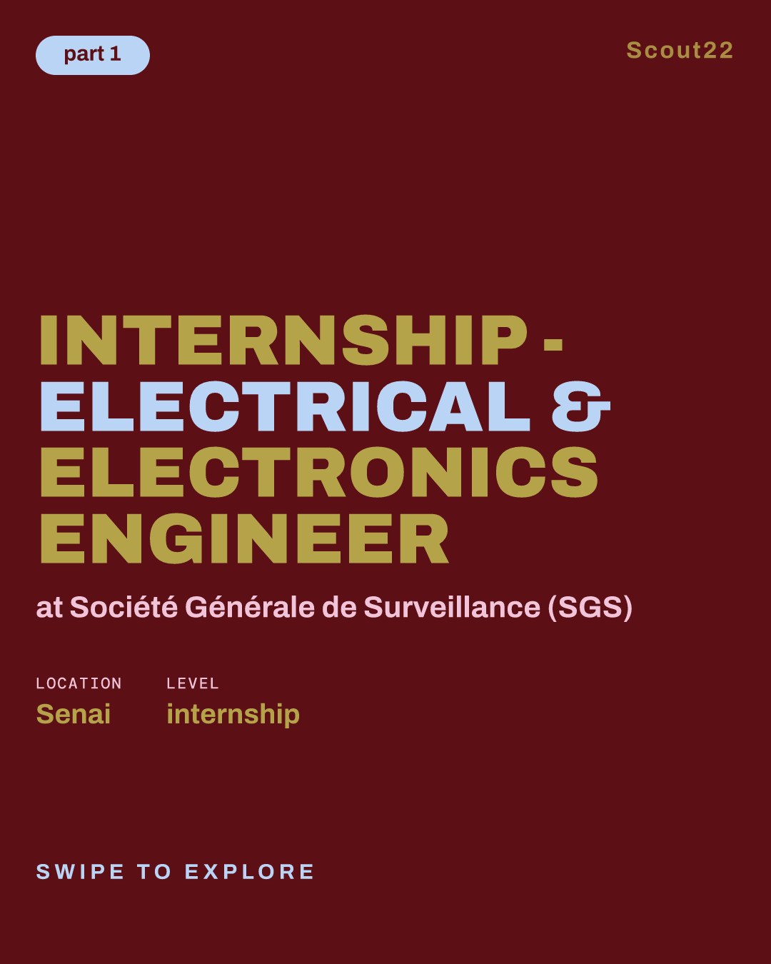 Internship - Electrical & Electronics Engineer at Société Générale de Surveillance (SGS)
