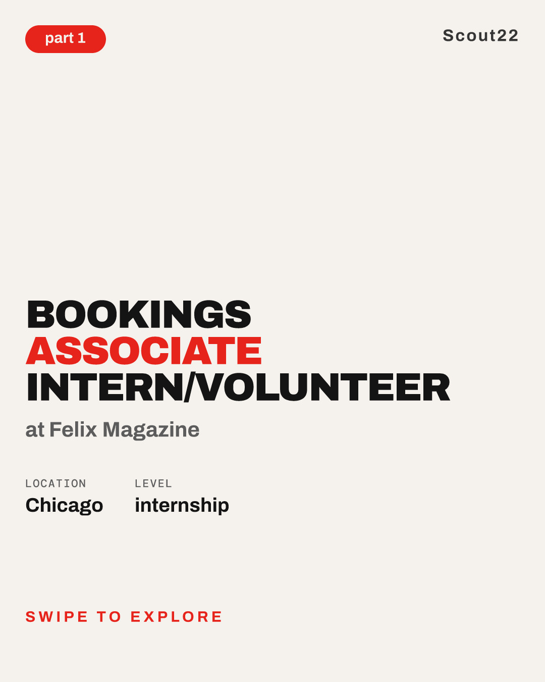 Bookings Associate Intern/Volunteer at Felix Magazine