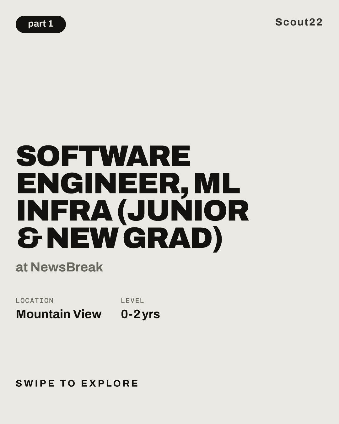 Software Engineer, ML Infra (Junior & New Grad) at NewsBreak