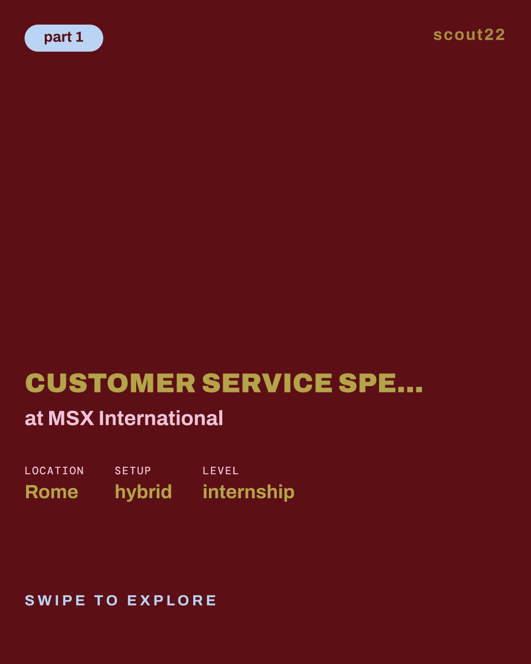 Customer Service Specialist (French AND Spanish Speaking) - Internship at MSX International